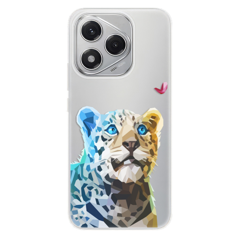 Odolné silikónové puzdro iSaprio - Leopard With Butterfly - Honor 400 Lite
