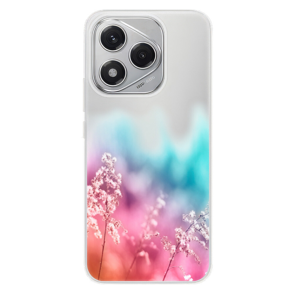 Odolné silikónové puzdro iSaprio - Rainbow Grass - Honor 400 Lite