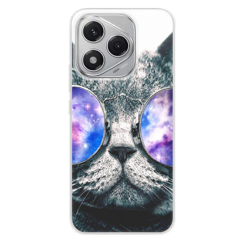 Odolné silikónové puzdro iSaprio - Galaxy Cat - Honor 400 Lite