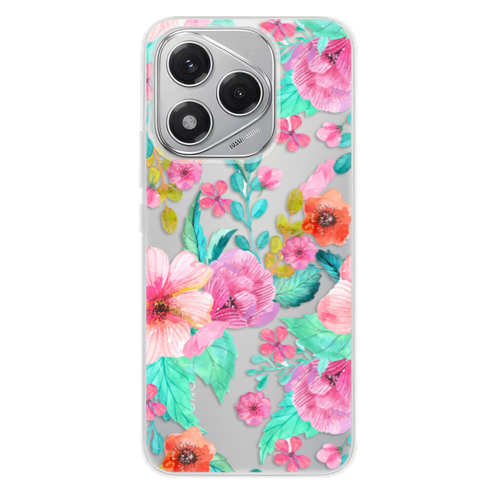 Odolné silikónové puzdro iSaprio - Flower Pattern 01 - Honor 400 Lite