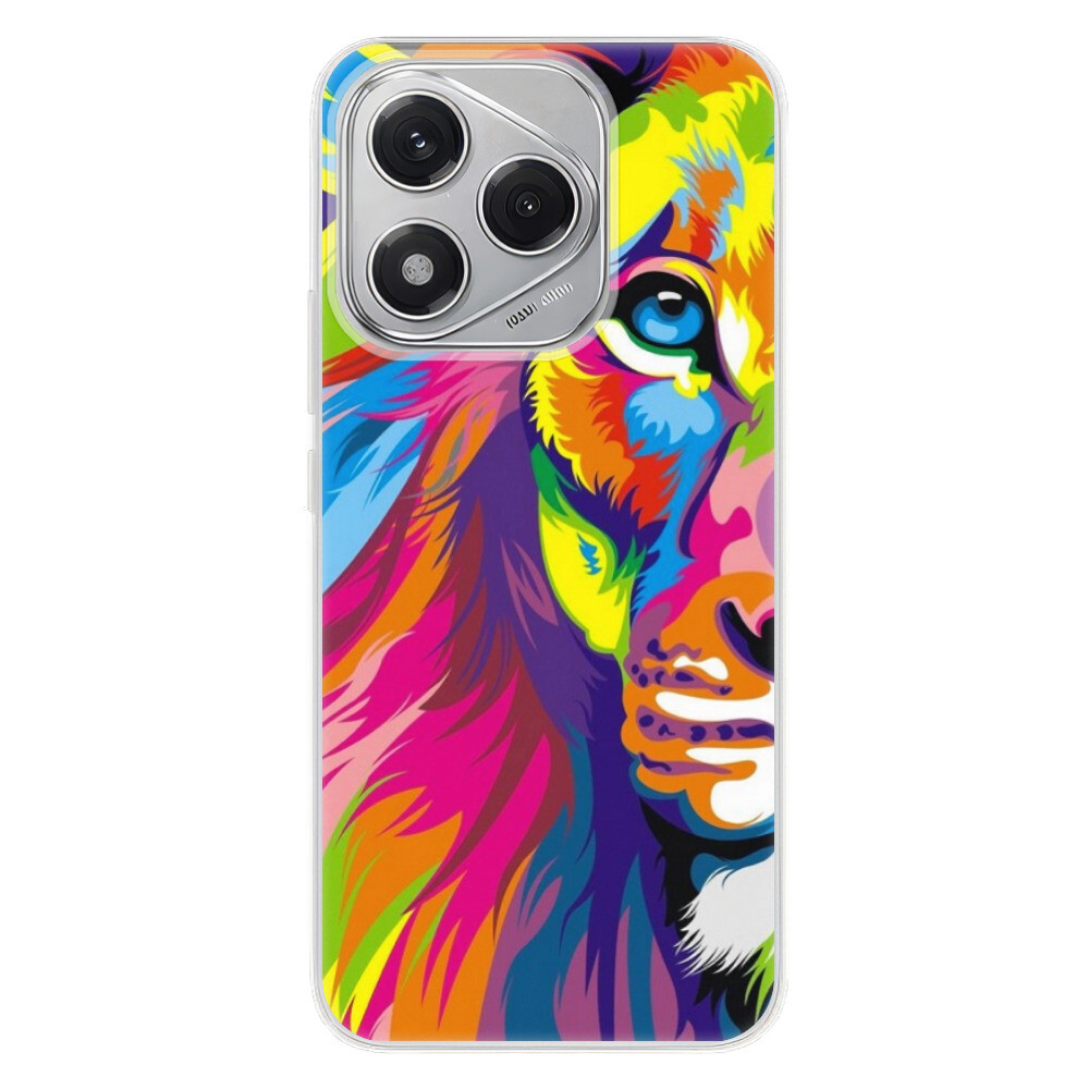 Odolné silikónové puzdro iSaprio - Rainbow Lion - Honor 400 Lite