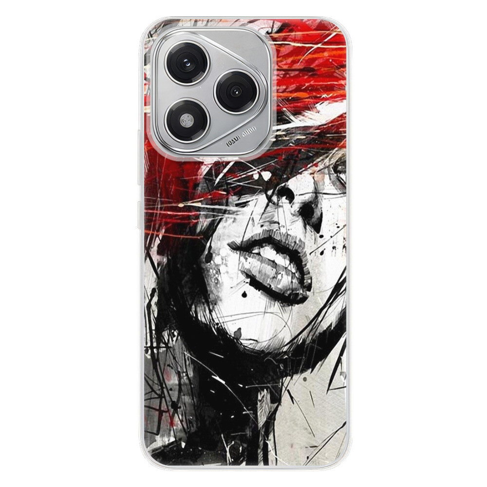 Odolné silikónové puzdro iSaprio - Sketch Face - Honor 400 Lite