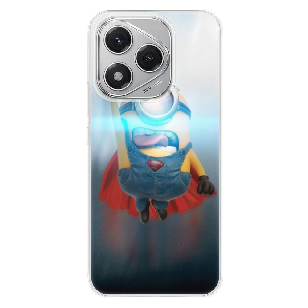 Odolné silikónové puzdro iSaprio - Mimons Superman 02 - Honor 400 Lite