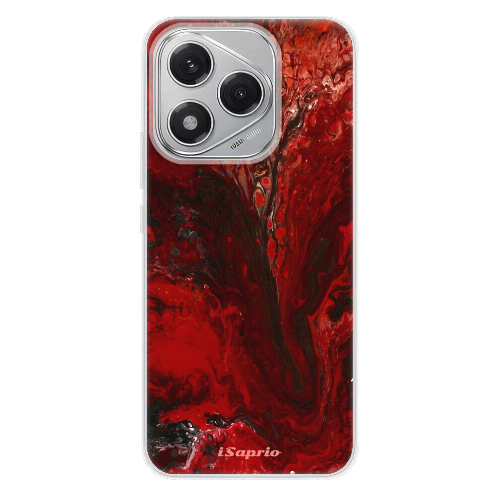 Odolné silikónové puzdro iSaprio - RedMarble 17 - Honor 400 Lite