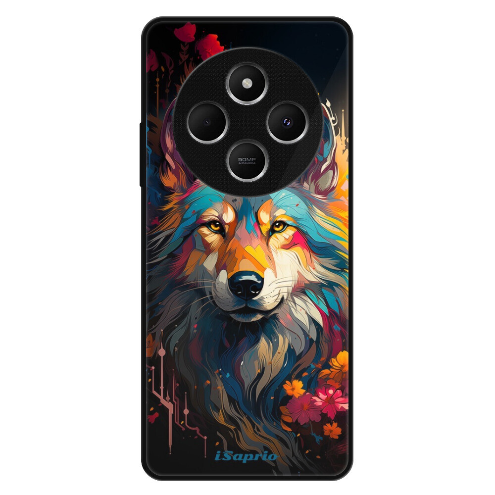 Lesklé puzdro Exclusive iSaprio - Mysterious Wolf - Xiaomi Redmi 14C / Poco C75