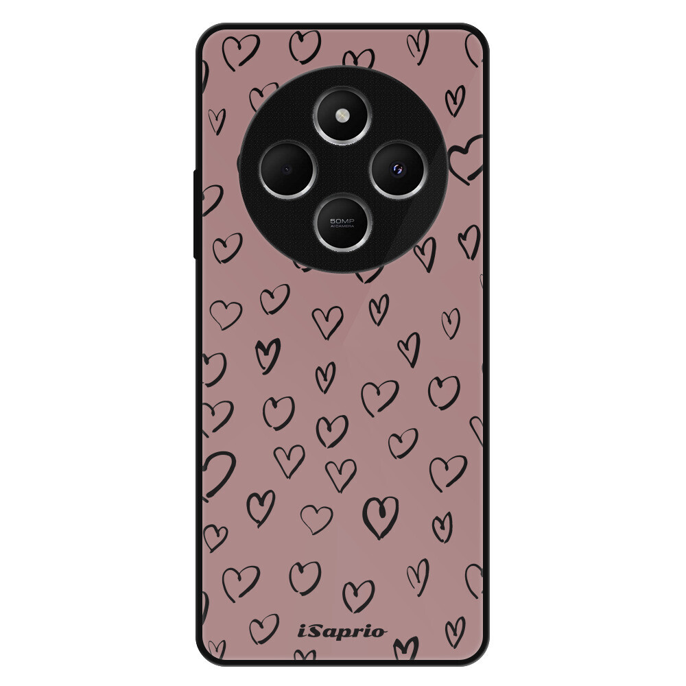 Lesklé puzdro Exclusive iSaprio - Heart Dark - Xiaomi Redmi 14C / Poco C75