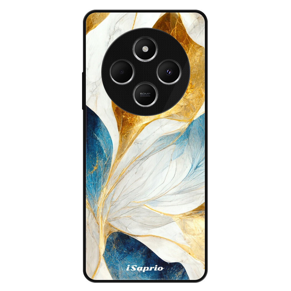 Lesklé puzdro Exclusive iSaprio - Blue Leaves - Xiaomi Redmi 14C / Poco C75