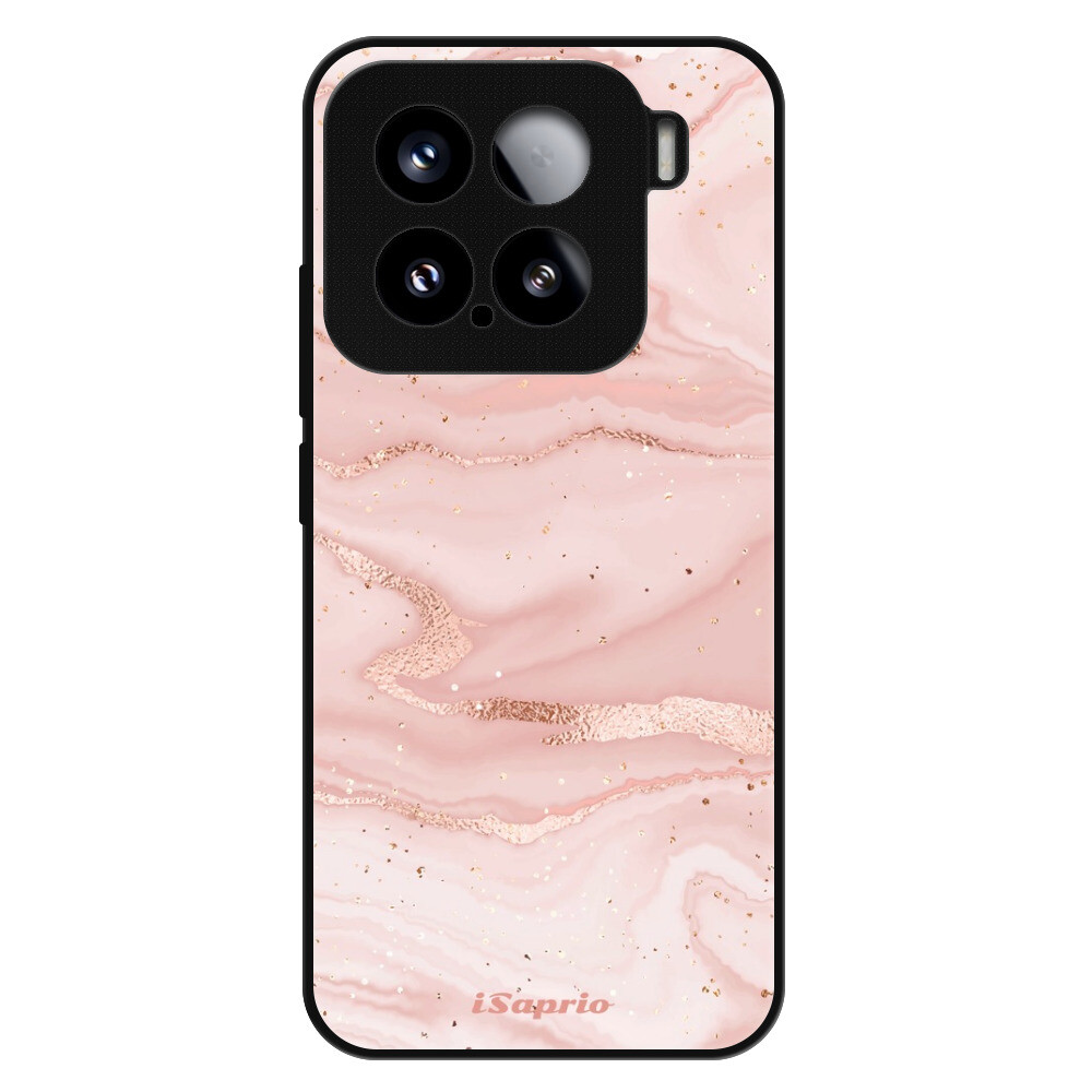 Lesklé puzdro Exclusive iSaprio - RoseGold Marble 10 - Xiaomi 15