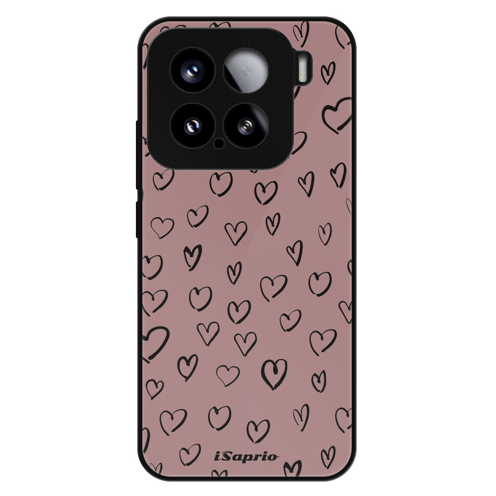 Lesklé puzdro Exclusive iSaprio - Heart Dark - Xiaomi 15