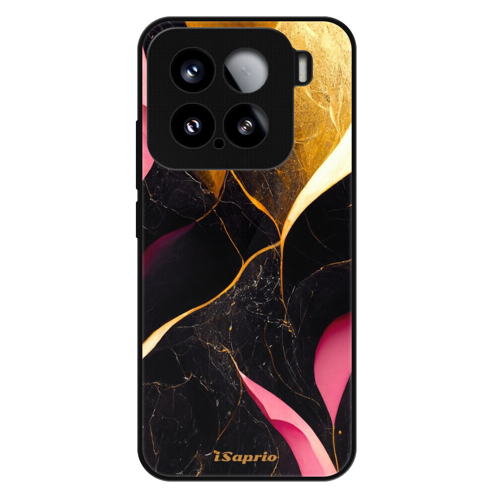 Lesklé puzdro Exclusive iSaprio - Gold Pink Marble - Xiaomi 15