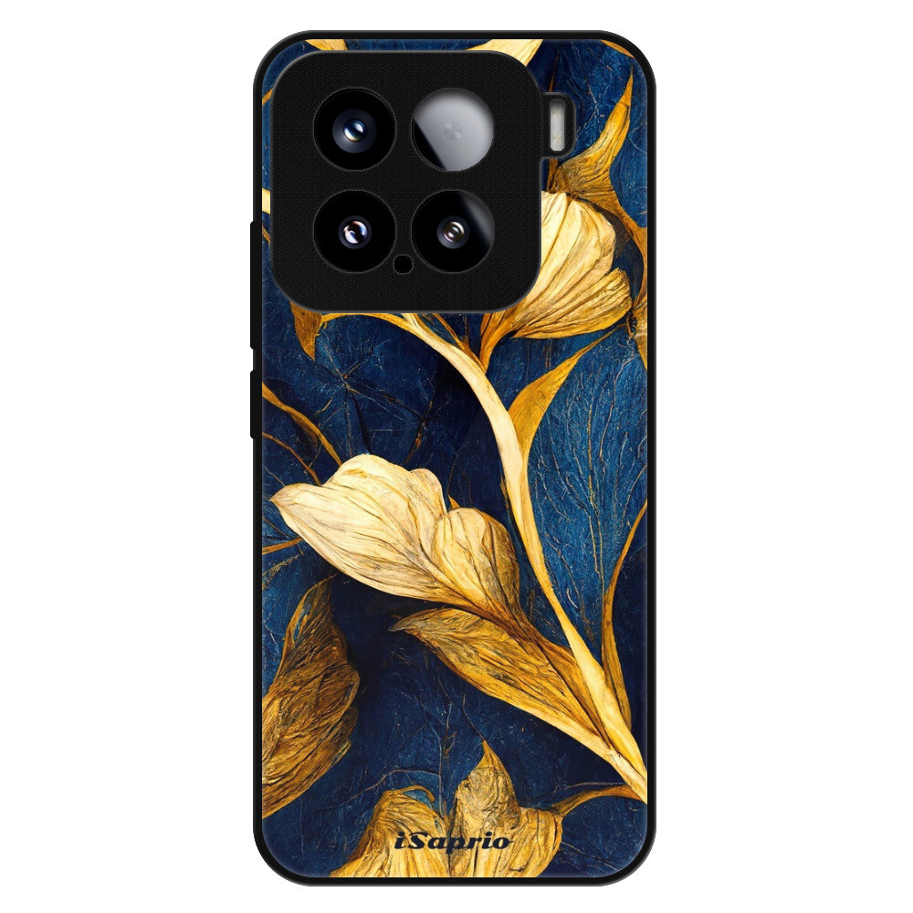 Lesklé puzdro Exclusive iSaprio - Gold Leaves - Xiaomi 15