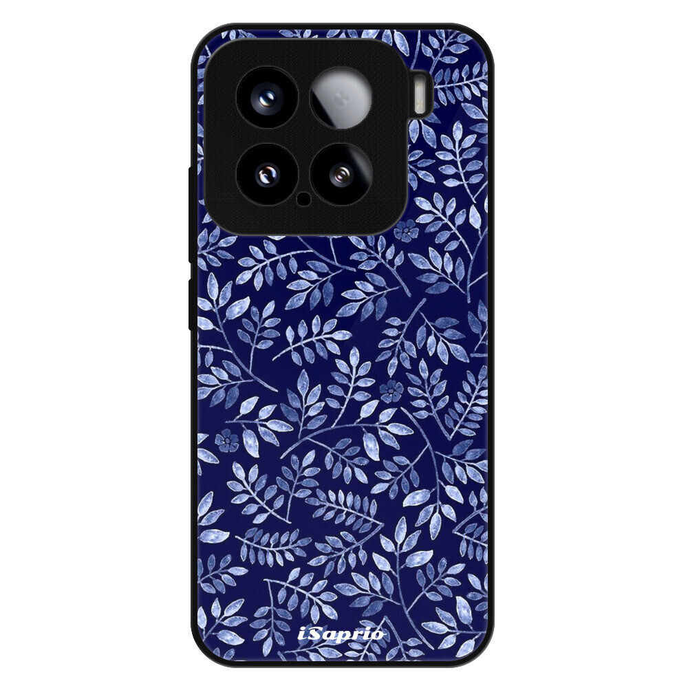 Lesklé puzdro Exclusive iSaprio - Blue Leaves 05 - Xiaomi 15