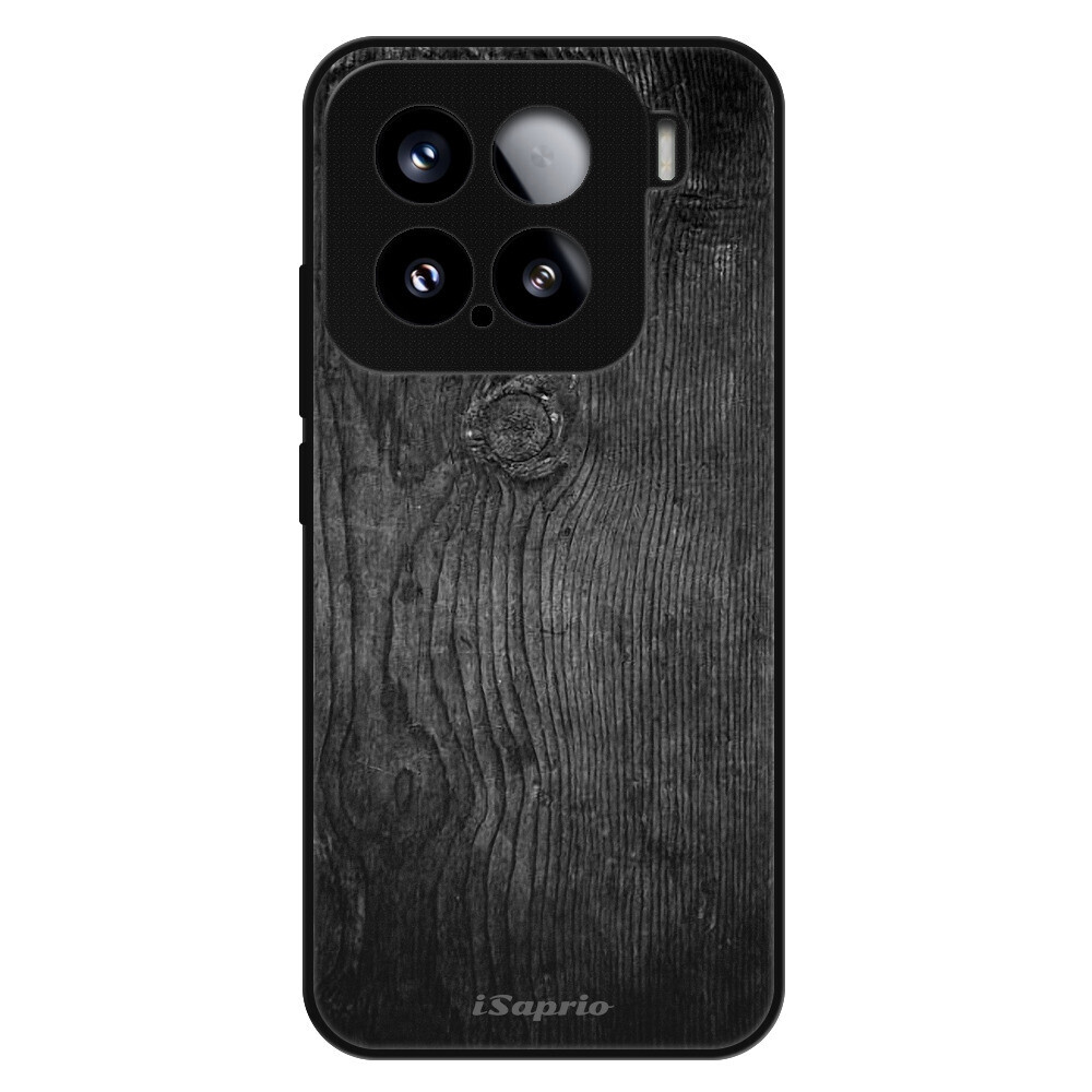 Lesklé puzdro Exclusive iSaprio - Black Wood 13 - Xiaomi 15