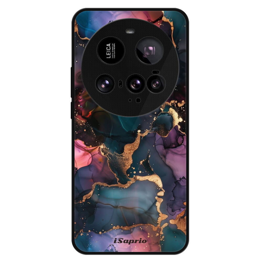 Lesklé puzdro Exclusive iSaprio - Dark Marble 10 - Xiaomi 15 Ultra
