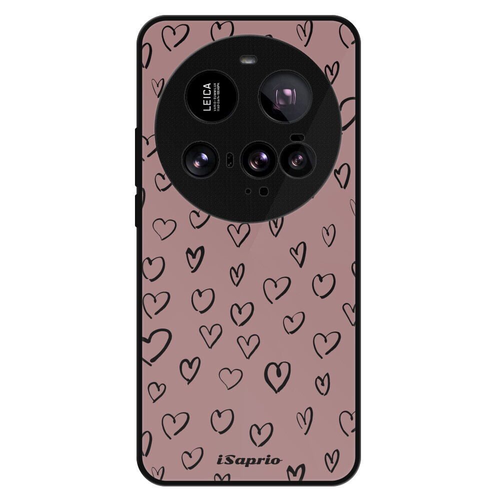 Lesklé puzdro Exclusive iSaprio - Heart Dark - Xiaomi 15 Ultra