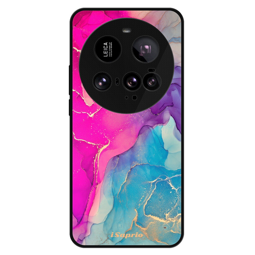 Lesklé puzdro Exclusive iSaprio - Purple Ink - Xiaomi 15 Ultra