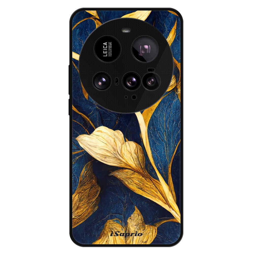 Lesklé puzdro Exclusive iSaprio - Gold Leaves - Xiaomi 15 Ultra