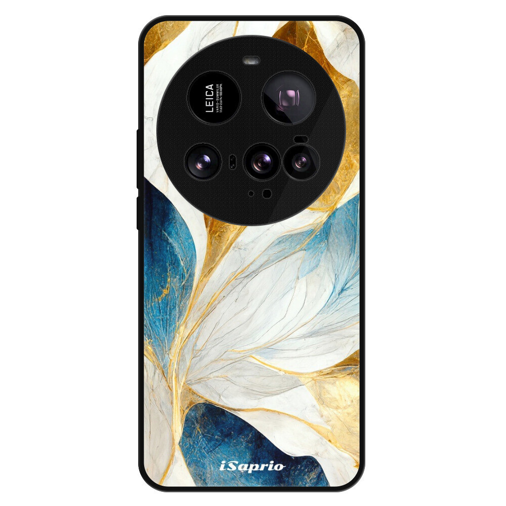 Lesklé puzdro Exclusive iSaprio - Blue Leaves - Xiaomi 15 Ultra