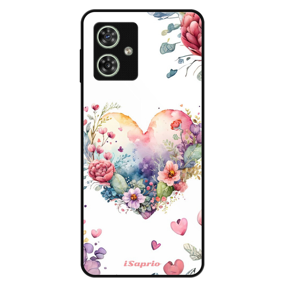 Lesklé puzdro Exclusive iSaprio - Floral Heart - Motorola Moto G54 5G / G54 5G Power Edition