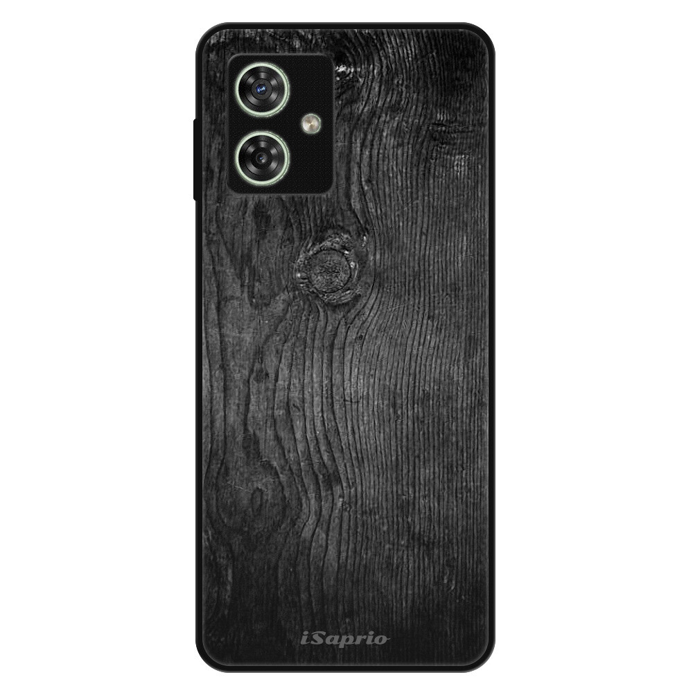 Lesklé puzdro Exclusive iSaprio - Black Wood 13 - Motorola Moto G54 5G / G54 5G Power Edition