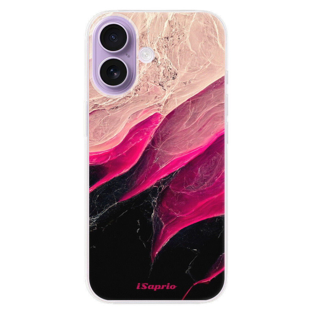 Odolné silikónové puzdro iSaprio - Black and Pink - iPhone 17