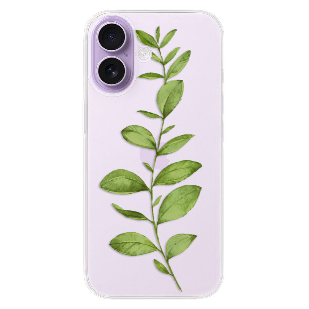 Odolné silikónové puzdro iSaprio - Green Plant 01 - iPhone 17