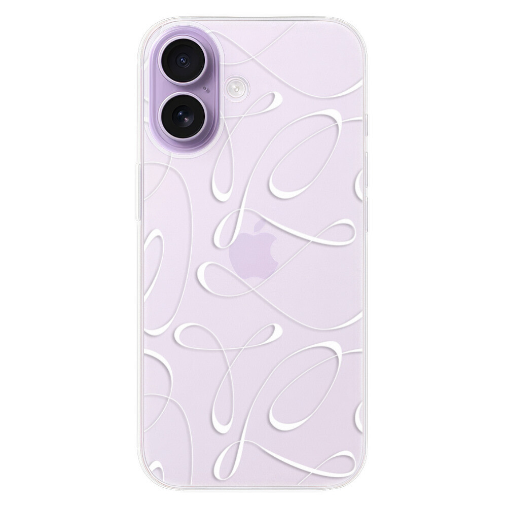 Odolné silikónové puzdro iSaprio - Fancy - white - iPhone 17