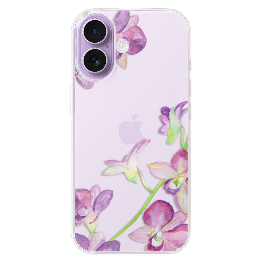 Odolné silikónové puzdro iSaprio - Purple Orchid - iPhone 17