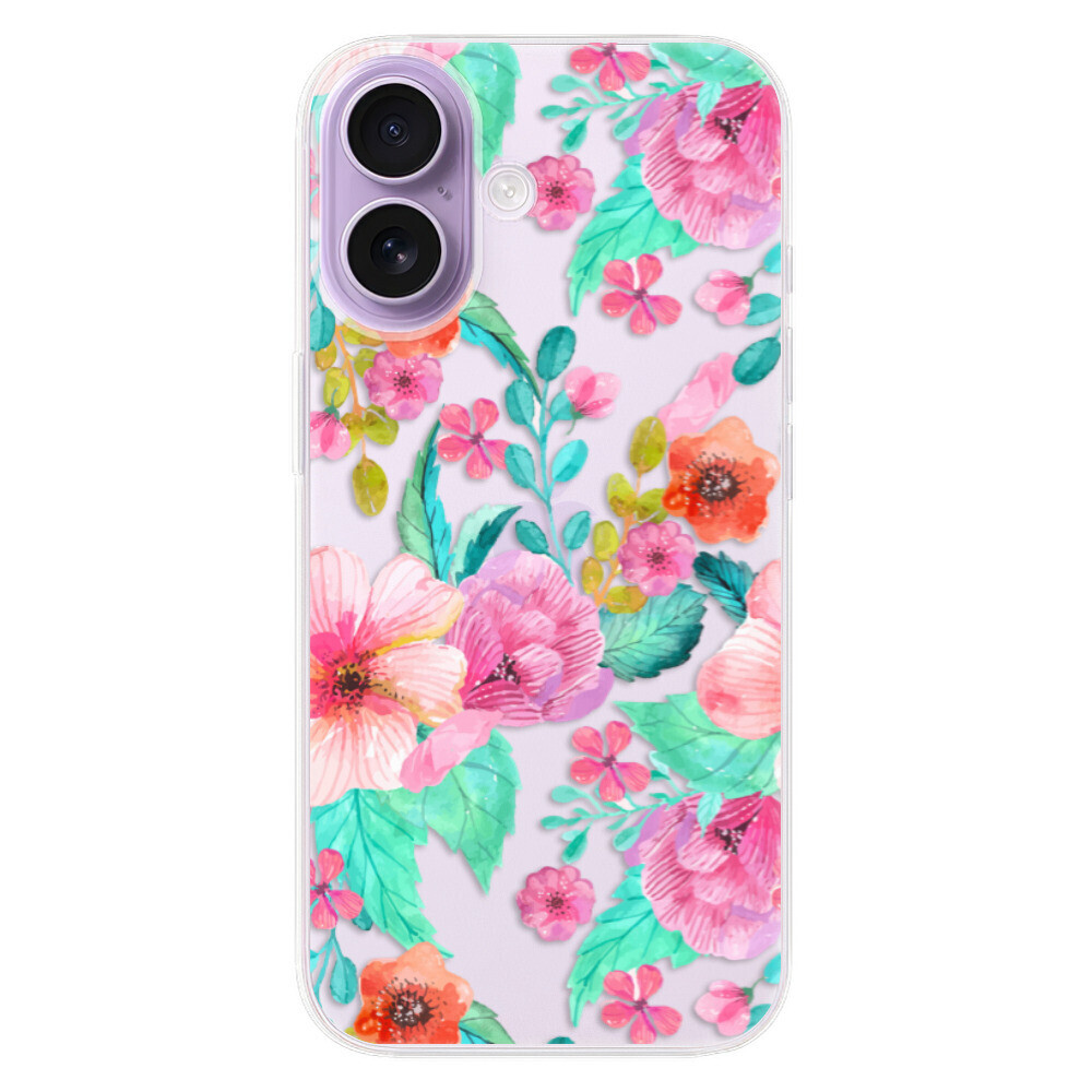Odolné silikónové puzdro iSaprio - Flower Pattern 01 - iPhone 17