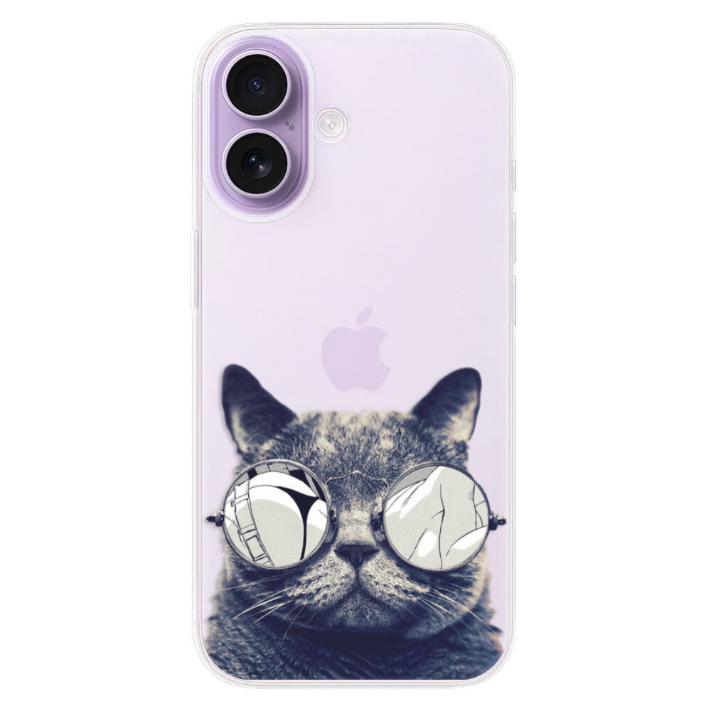 Odolné silikónové puzdro iSaprio - Crazy Cat 01 - iPhone 17