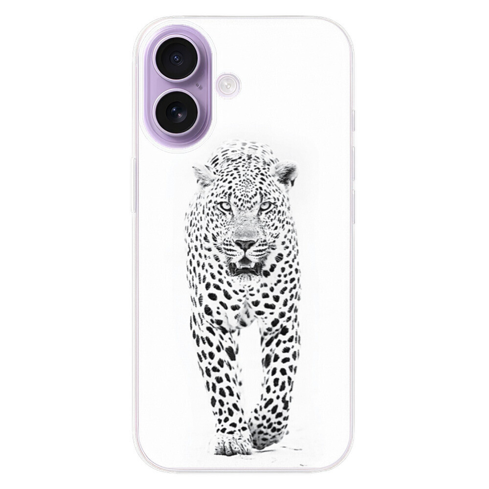 Odolné silikónové puzdro iSaprio - White Jaguar - iPhone 17