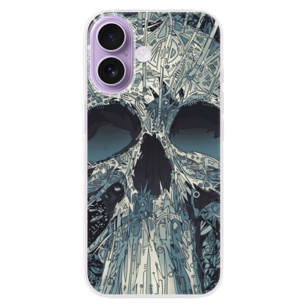 Odolné silikónové puzdro iSaprio - Abstract Skull - iPhone 17
