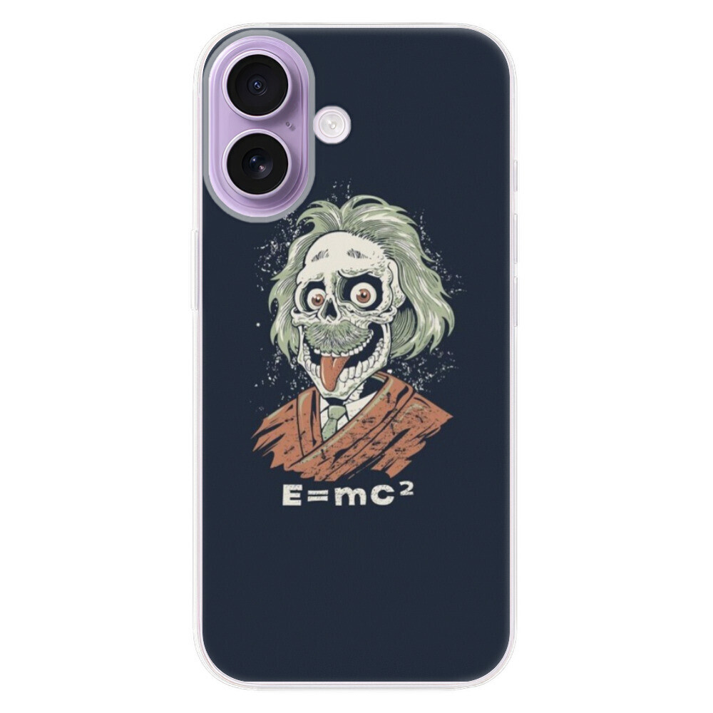 Odolné silikónové puzdro iSaprio - Einstein 01 - iPhone 17