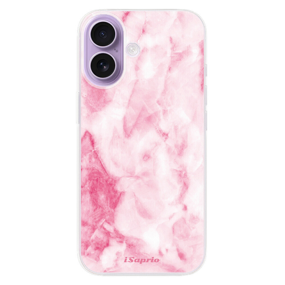 Odolné silikónové puzdro iSaprio - RoseMarble 16 - iPhone 17