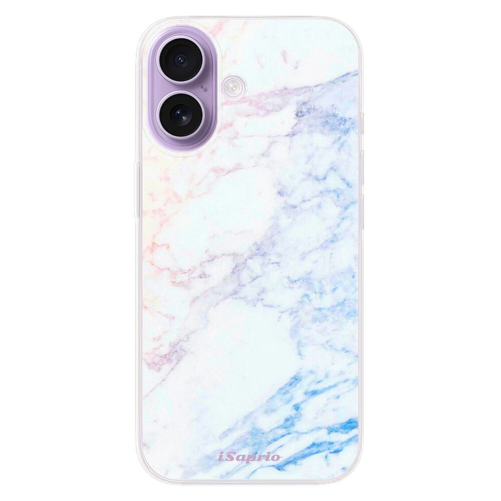 Odolné silikónové puzdro iSaprio - Raibow Marble 10 - iPhone 17