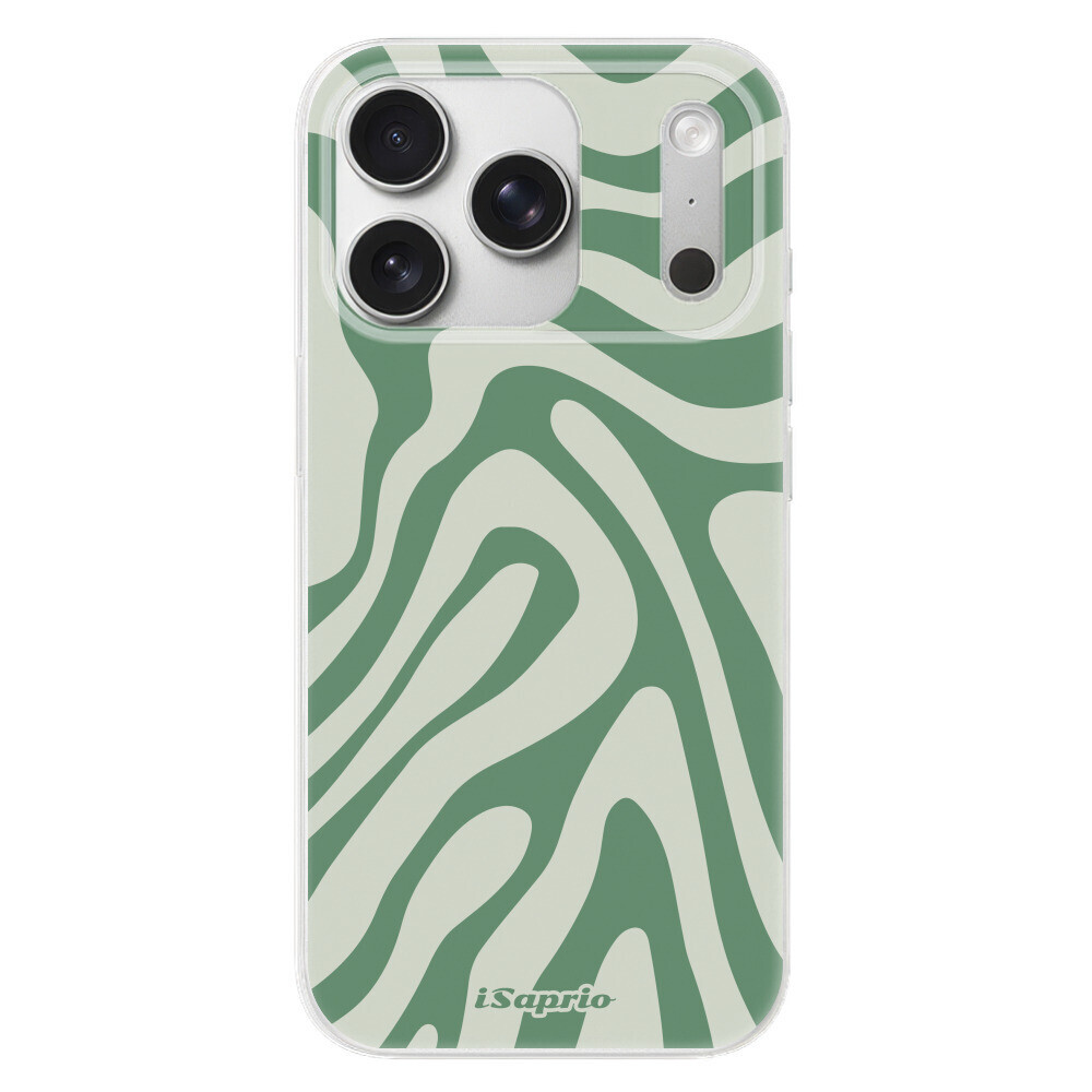 Odolné silikónové puzdro iSaprio - Zebra Green - iPhone 17 Pro