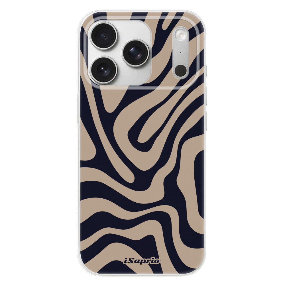 Odolné silikónové puzdro iSaprio - Zebra Black - iPhone 17 Pro