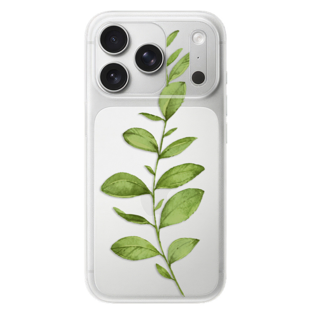 Odolné silikónové puzdro iSaprio - Green Plant 01 - iPhone 17 Pro