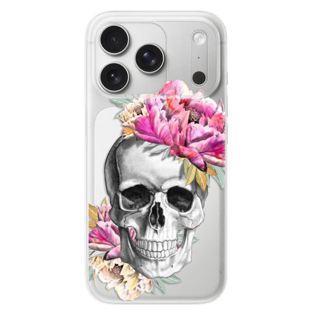 Odolné silikónové puzdro iSaprio - Pretty Skull - iPhone 17 Pro