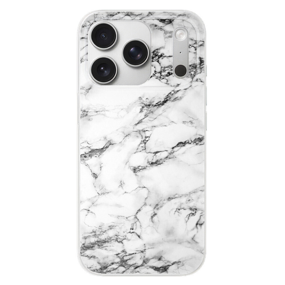 Odolné silikónové puzdro iSaprio - White Marble 01 - iPhone 17 Pro