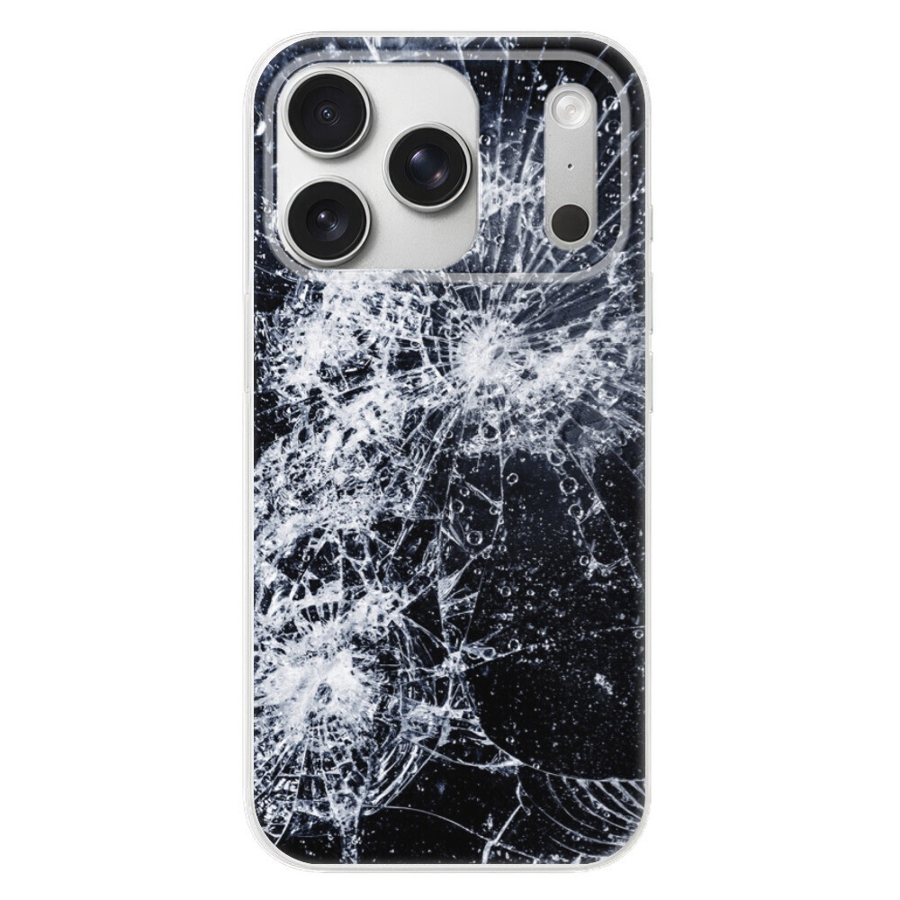Odolné silikónové puzdro iSaprio - Cracked - iPhone 17 Pro