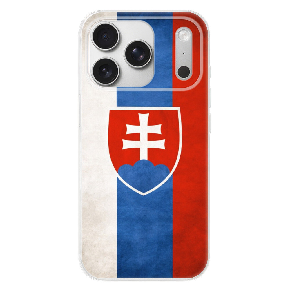 Odolné silikónové puzdro iSaprio - Slovakia Flag - iPhone 17 Pro
