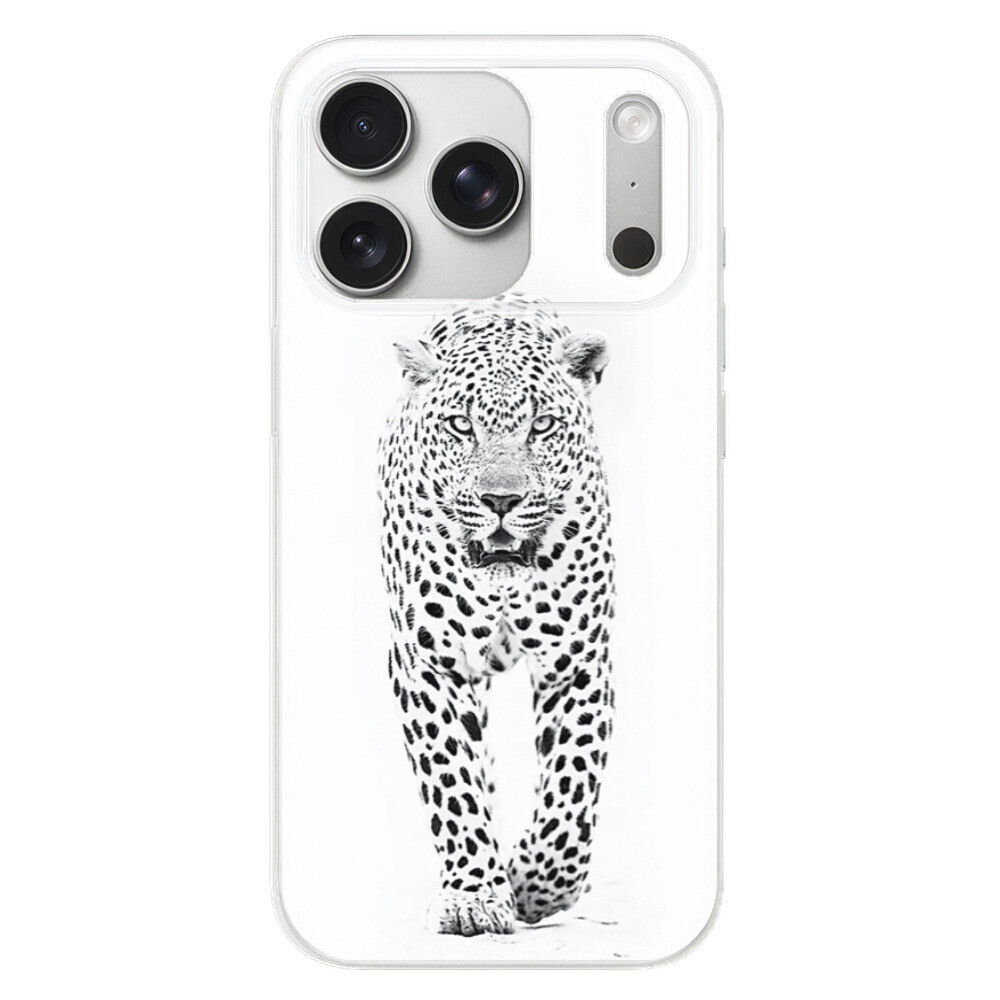 Odolné silikónové puzdro iSaprio - White Jaguar - iPhone 17 Pro