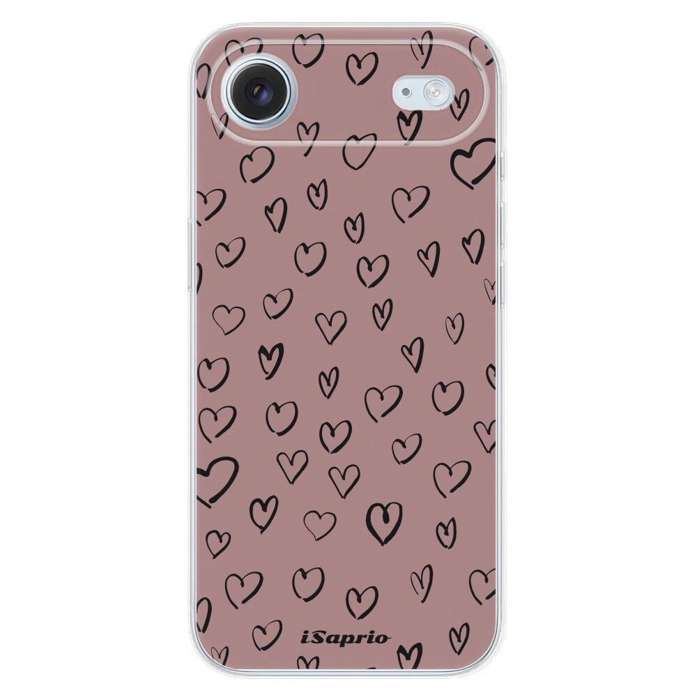 Odolné silikónové puzdro iSaprio - Heart Dark - iPhone 17 Air