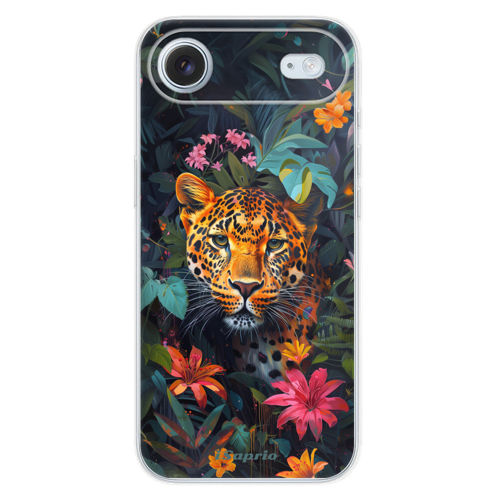 Odolné silikónové puzdro iSaprio - Flower Jaguar - iPhone 17 Air