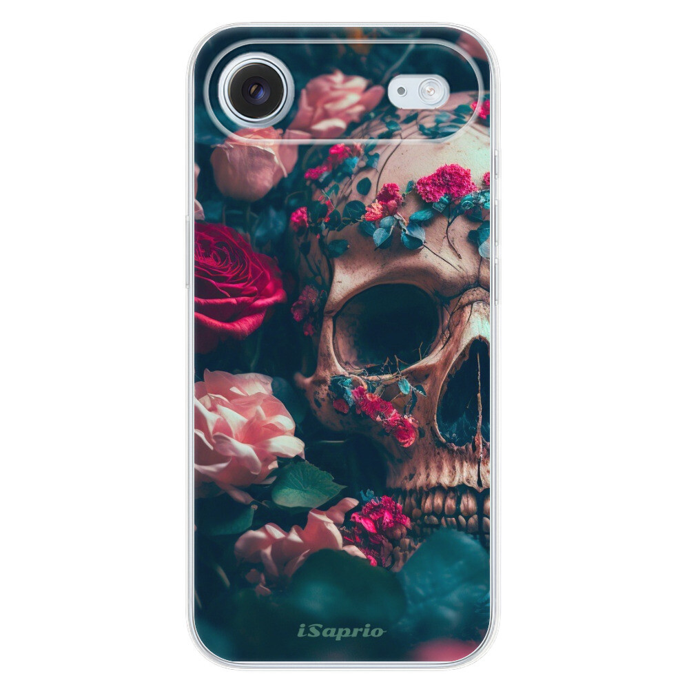 Odolné silikónové puzdro iSaprio - Skull in Roses - iPhone 17 Air