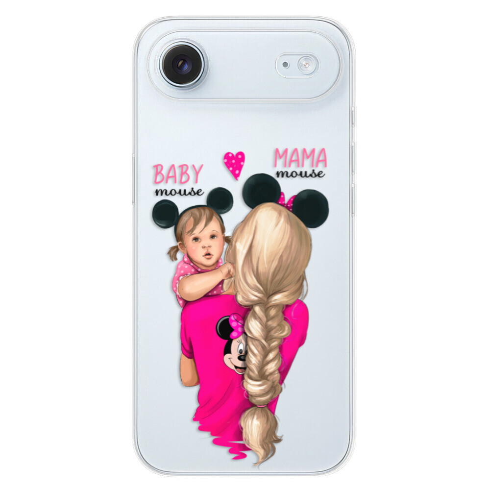 Odolné silikónové puzdro iSaprio - Mama Mouse Blond and Girl - iPhone 17 Air