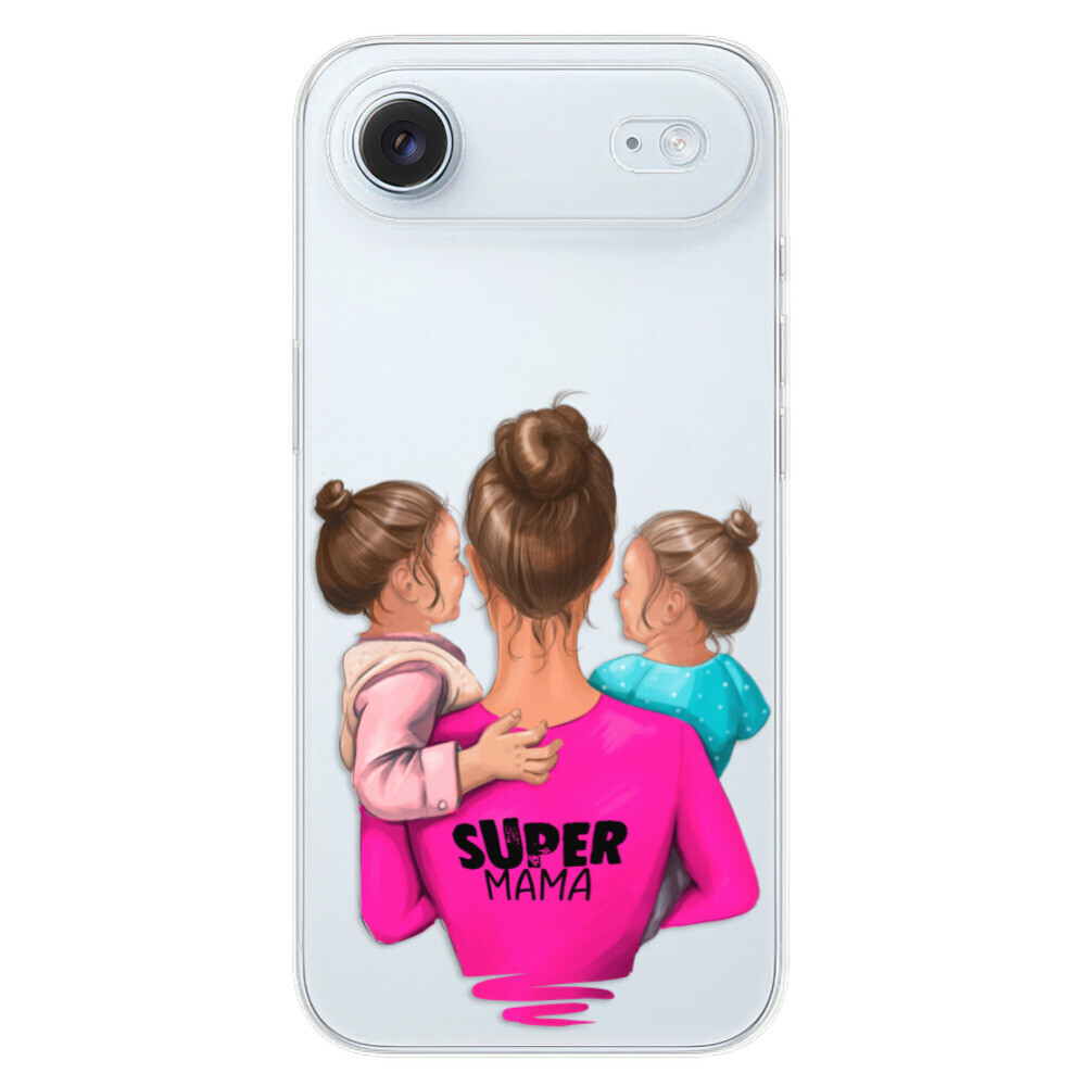 Odolné silikónové puzdro iSaprio - Super Mama - Two Girls - iPhone 17 Air