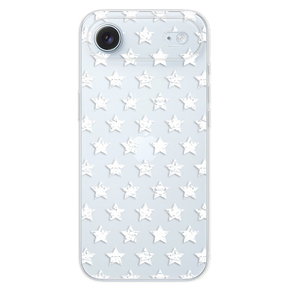 Odolné silikónové puzdro iSaprio - Stars Pattern - white - iPhone 17 Air