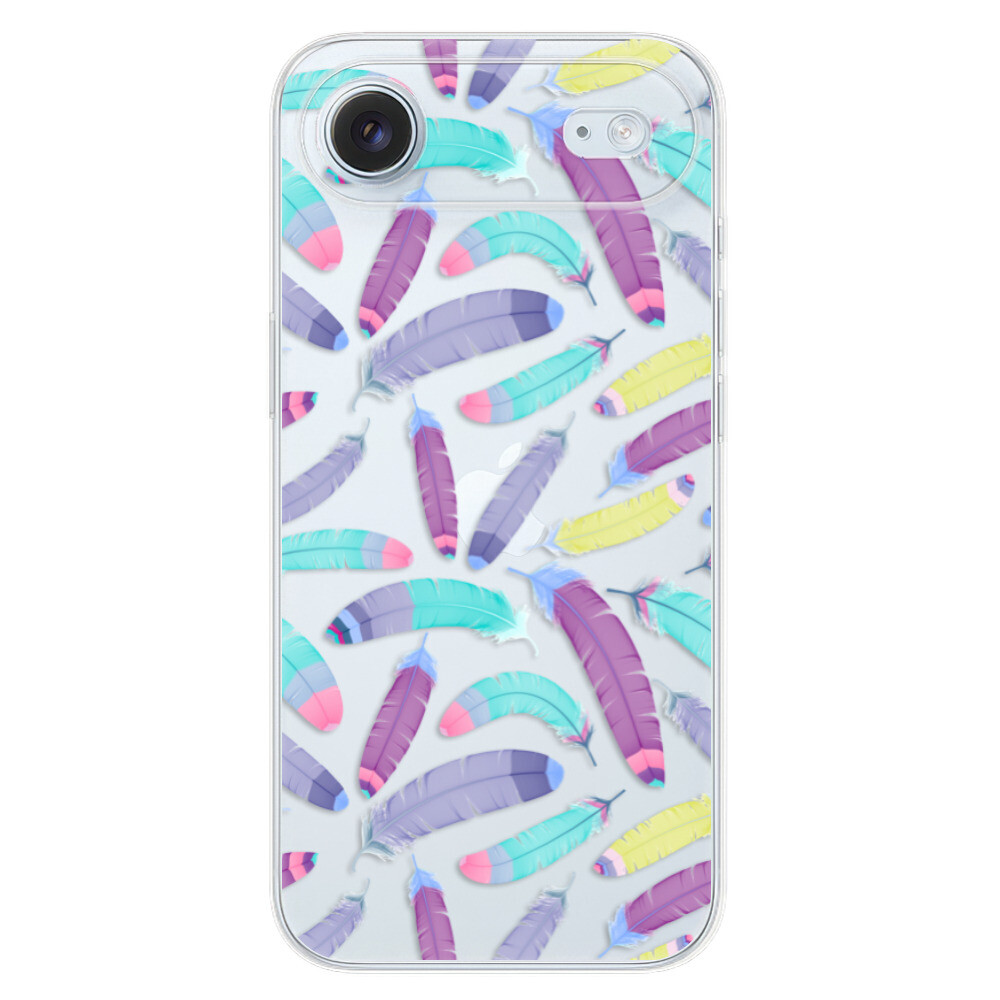 Odolné silikónové puzdro iSaprio - Feather Pattern 01 - iPhone 17 Air